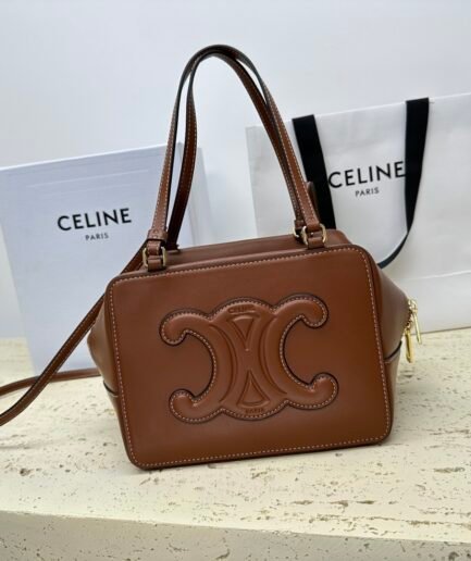 Celine Folded Cube Caramel