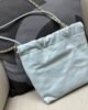 Chanel 22 Mini 20cm - Light Gray GHW 5 i1686380369 3499 8