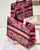 Medium Dior Book Tote - canvas Pink Fuchsia - 36.5cm 4 i1688747722 244 5