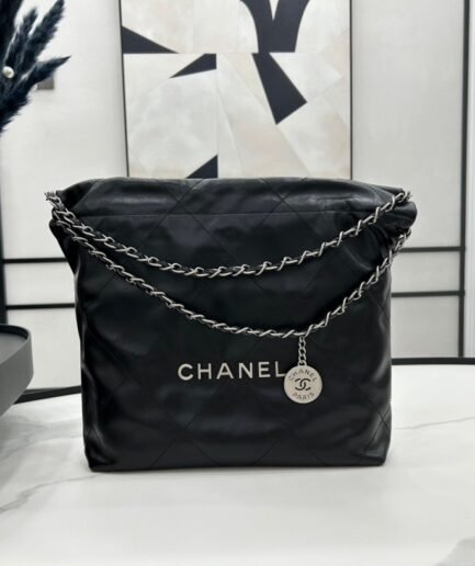 Chanel 22 Small - Black SHW - 37cm