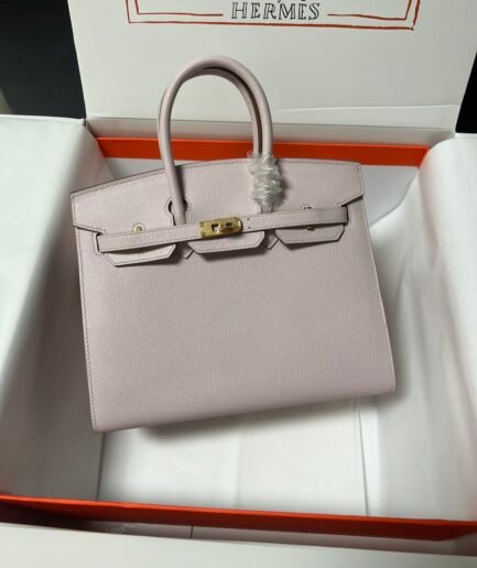 Hermes Birkin 25 Sellier Epsom - Light Rose GHW