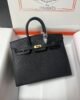 Hermes Birkin 25 Sellier Epsom - Noir (black) GHW 1 i1699734638 4593 0