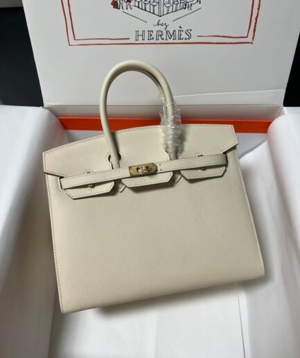 Hermes Birkin 25 Sellier Epsom - Nata GHW