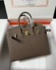 Hermes Birkin 25 Sellier Epsom - Etain GHW 7 i1699734993 7272 3
